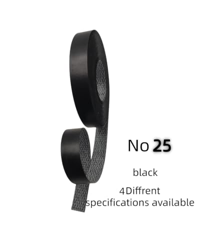 HGKJHFmelamine Edging Tape. pre Coated with hot melt Adhesive Flexible Veneer Edge Edging, Used for Cabinet and Furniture Maintenance (No25-black, 1.81cm*20ft) - color: No25-black, size: 0.71 in*20 ft