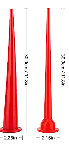 Reusable Epoxy Caulking Nozzle, Applicator for Sausage Caulk Gun, 2 Pack