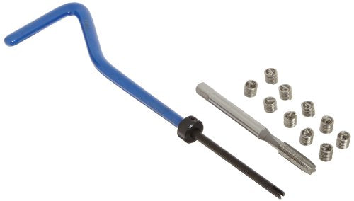 E-Z Lok EK40415 Metric Helical Threaded Insert Kit, 304 Stainless Steel, M4-0.7 Thread Size, 6 mm Installed Length (Pack of 10) - size: M4-0.7 Thread Size, 6 mm Installed Length, style: Pack of 10