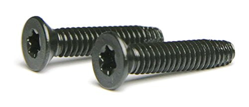 5/16-18 x 1 1/2 Flat Head Floorboard Thread Cutting Screws (100 pcs), Type F, (Star - Six Lobe Drive), Black Phosphate Finish, Countersunk, T-40 Drive (Carton: 100pcs) Alloy Steel