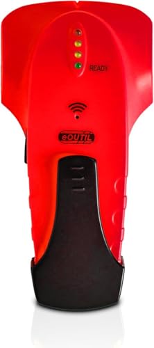 Stud Finder Wall Scanner Wood and Metal Detector Sensor for 3/4 inch Thickness Wall (Red) - color: Red