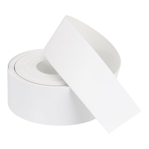 MECCANIXITY White Edge Banding 25 ft x 2-5/32 Inch Veneer Tape Pre-glued Flexible Plywood Edge Banding with Hot Melt Adhesive for Furniture Restoration - size: 25 ft x 2-5/32 Inch