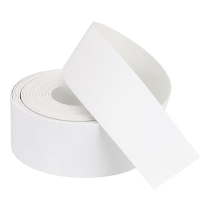 MECCANIXITY White Edge Banding 25 ft x 2-5/32 Inch Veneer Tape Pre-glued Flexible Plywood Edge Banding with Hot Melt Adhesive for Furniture Restoration - size: 25 ft x 2-5/32 Inch