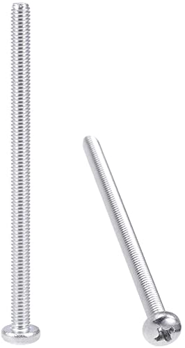 30Pcs M4-0.7 x 65mm Pan Head Phillips Machine Screws - size: M4 x 65mm