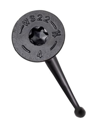 Simpson Strong-Tie SDWS22400 Strong-Drive SDWS Timber Screw (Interior) — 0.220 in. x 4 in. E-Coat (250-Qty)