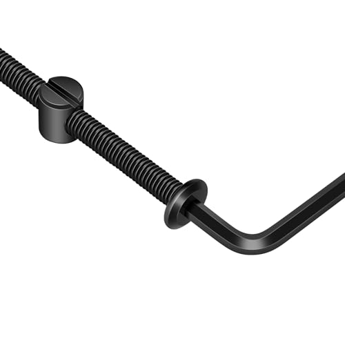 M6 x 75mm Black Flat Head Socket Head Screw Furniture Bolts and Barrel Nuts, with Allen Wrench Perfect for Furniture, 10 Sets - color: Black, size: M6 x 75mm