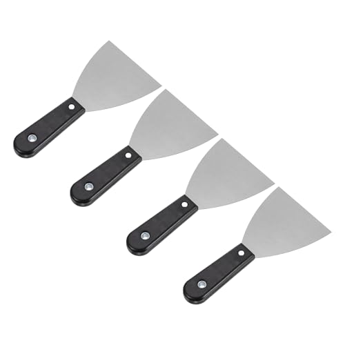 4Pcs 4" Putty Scraper Spatula Edge Drywall Repair Spreader
