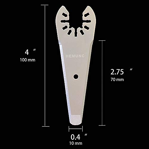 10PCS oscillating Tool Scraper Blades Universal fit Multitool Scraper Blades, Compatible with Dewalt Dremel Rockwell Makita Bosch Fein Multimaster Milwaukee Porter Cable Ridgid Ryobi