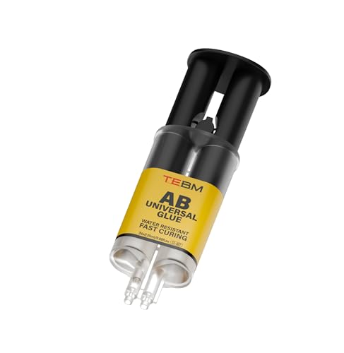 Clear ab Epoxy Glue Plastic Adhesive and Gap Filler Syringe Wood Fishing rods etc Waterproof Plastic Welding Repair Glue- 25 ml