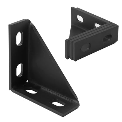4Pcs 90 Degree Gusseted Fitting for 1-5/8" Channel, Angle Corner Bracket - size: 4 count