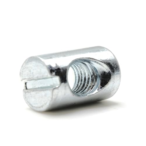 ReplacementScrews M6 x 16mm Cross Dowel Barrel Nuts with Centered Hole