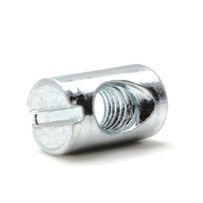 ReplacementScrews M6 x 16mm Cross Dowel Barrel Nuts with Centered Hole