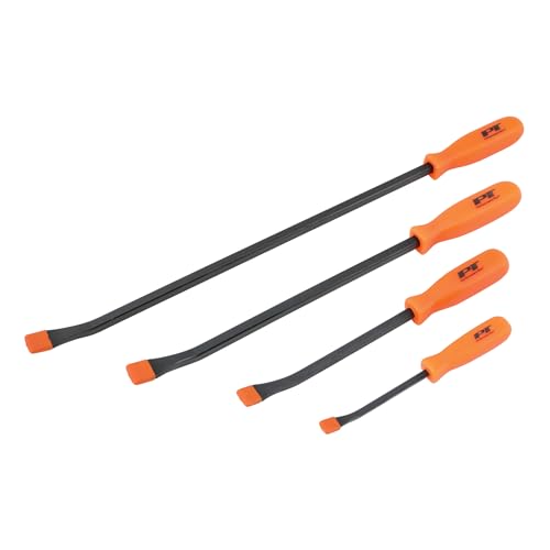Performance Tool W2020 4-Piece Drop-Forged Alloy Steel Pry Bar Set - size: 4Pc Pry Bar Set