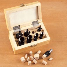 Woodriver 8-Piece Deluxe Plug Cutting Kit