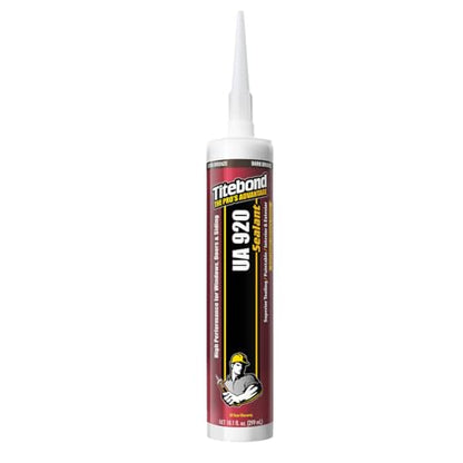 Titebond UA 920 Sealant, Dark Bronze – Urethane Acrylic Elastomeric Caulk, Crackproof & Flexible, UV Resistant, Paintable in 1 Hour, Interior & Exterior Use – 10.1 Oz, 87031 - color: Dark Bronze
