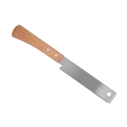 Hand Saw 12in Wooden Handle Household Small Cut Razor Teeth Shape Hand Saw Woodworking Flush Cutting Trim Tool Finish Cut Door Jamb Saw Pull Saw