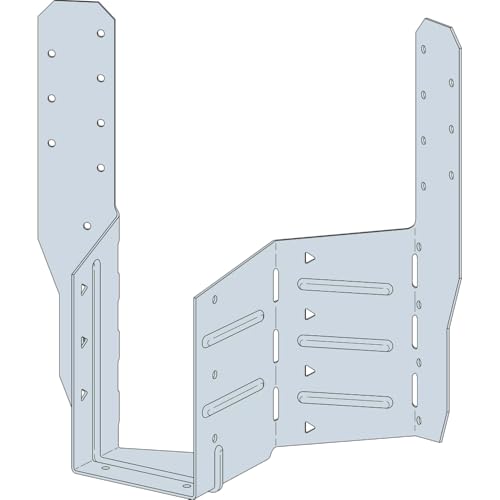 Simpson Strong-Tie THASL29-2 THASL Galvanized Adjustable Truss Hanger for Double 2x9, Skewed Left - size: 2 Pack