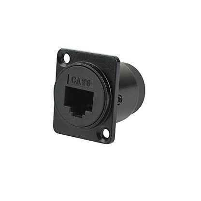 Toronce D R Series D-CAT6 Passthrough Panel-Mount Connector (D-CAT6_5Pack) - size: D-CAT6_5Pack