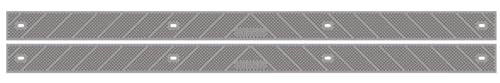 GripStrips Anti-Slip Treads - 2 Pack, Grey - Barefoot & Pet Friendly Outdoor Non-Slip Tread Strips - Waterproof Safety Traction Strips for Stairs, Ramps, Wood, Concrete, Composite - color: Grey, size: 2 Pack