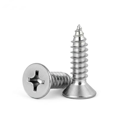 #4 x 5/8" 304 Stainless Steel Cabinet Hinge Screws, M3x16mm(200Pcs) - size: #4 x 5/8''-200pcs