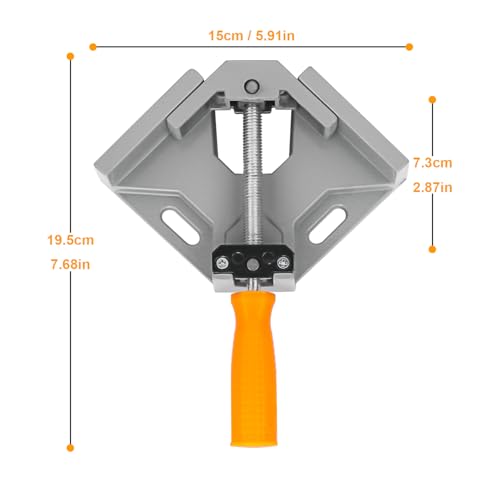 4 PCS 90 Degree Corner Clamps for Woodworking - size: 4 PCS Clamping Range 2 Inch
