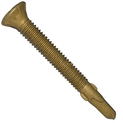 Jake Sales #12x2 Reamer Tek Torx/Star Head Self-Drilling Wood to Metal Screws - for Flatbeds, Trailers or Fastening Wood to Steel -T-30 Torx Screw Head (Full Box 2,000 Screw Count) - size: 2"