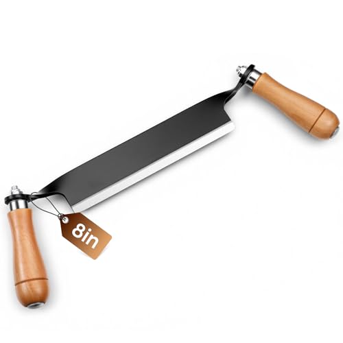 8 Inch Draw Knife Debarking Tool for Woodworking,Straight - size: 8", style: Straight