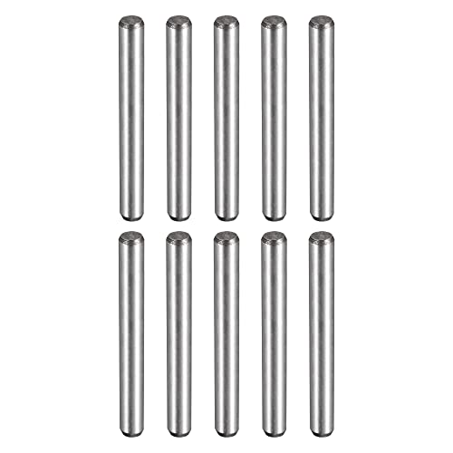 uxcell 1/4-Inch x 2-Inch Dowel Pins, Heat Treated Alloy Steel for Extra Hardness, Bright Finish and Accurate Alignment 10pcs - size: 1/4-Inch x 2-Inch