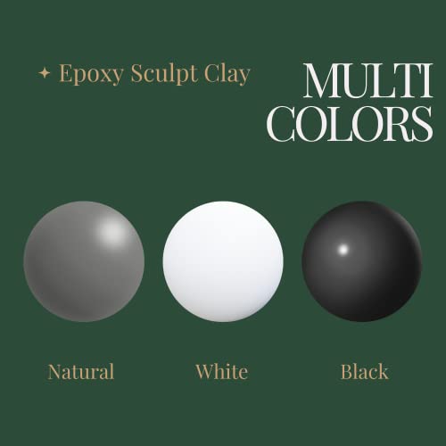 AB Epoxy Sculpt Clay, with Tools, White, 2 Part Modeling Compound 1 Pound - color: WHITE, size: 1 Pound