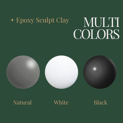 AB Epoxy Sculpt Clay, with Tools, Natural Color, 2 Part (A & B) 2 Pound - color: NARUTAL, size: 2 Pound