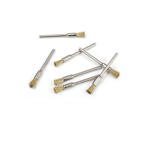 5 pcs of 18 Kinds Wheel Brushes Polishing Buffing Rust Removing Abrasive Cleaning Buff Bit Pen/Bowl/T Shape Nylon/Horsehair/Pig Hair/Wool/Brass/Stainless Steel Wire Total 90 pcs
