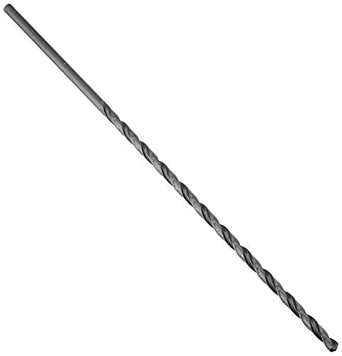 Drill America High Speed Steel 15/32" x 10" Extra Length Drill Bit, DWDDL Series - size: 15/32", style: 10" Length, Straight Shank