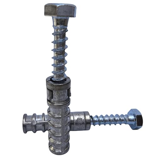 SANTIE 3/8 in. x 1-3/4 in. Zinc-Alloy Short Lag Shield Anchors - size: (3/8" SHORT) - 2 PC