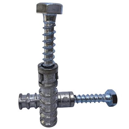 SANTIE 3/8 in. x 1-3/4 in. Zinc-Alloy Short Lag Shield Anchors - size: (3/8" SHORT) - 2 PC