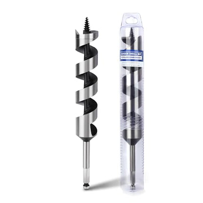 1-1/4" X 9.84" Auger Bit for Wood, 32x250mm Hex Long Auger Drill - size: 1-1/4" (32mm)diameter, style: 9.84 inch / 250mm Length