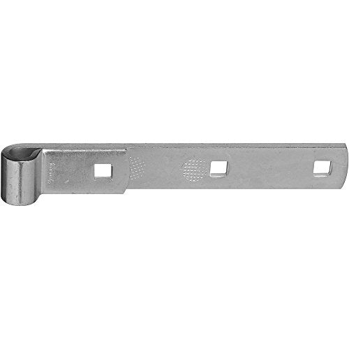 National Hardware N131-102 Strap Hinge, Zinc Plated, for Swing Doors - size: 8 Inch