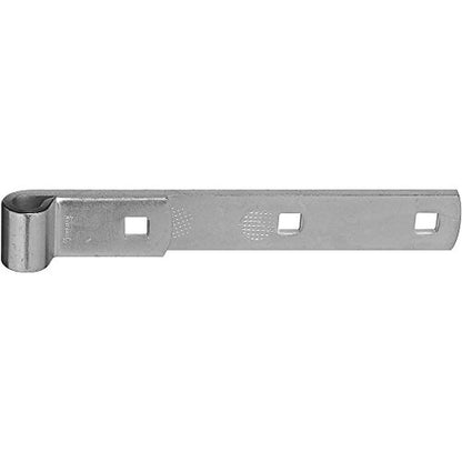 National Hardware N131-102 Strap Hinge, Zinc Plated, for Swing Doors - size: 8 Inch