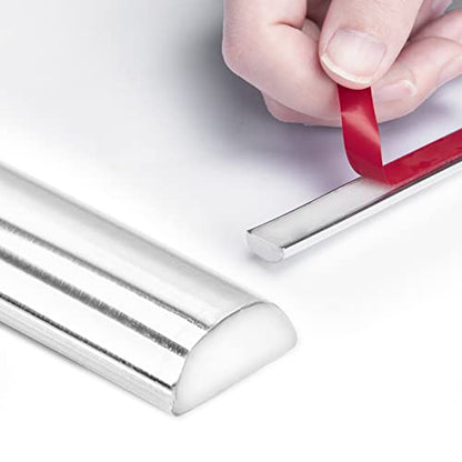 Art3dwallpanels 25 Ft Peel and Stick Trim, Stainless Steel - color: Stainless Steel, size: 25 Feet