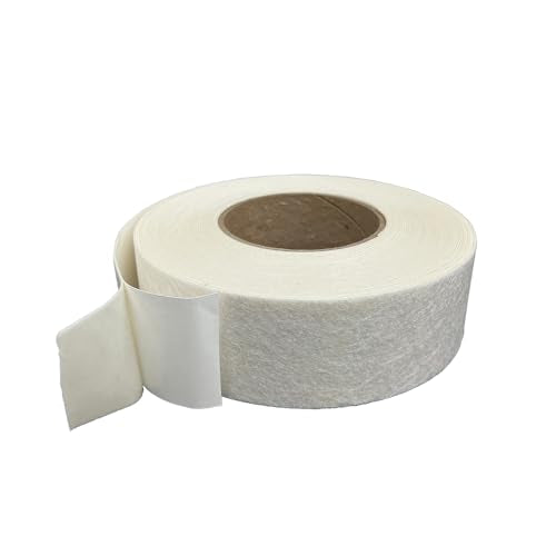 Ames Peel & Stick Seam Tape - 2” x 50’ Roll, Grey - Contouring, High-Strength Self-Adhesive Tape Perfect for Concrete, Metal, Wood and More - Made in The USA - size: 2” x 50’