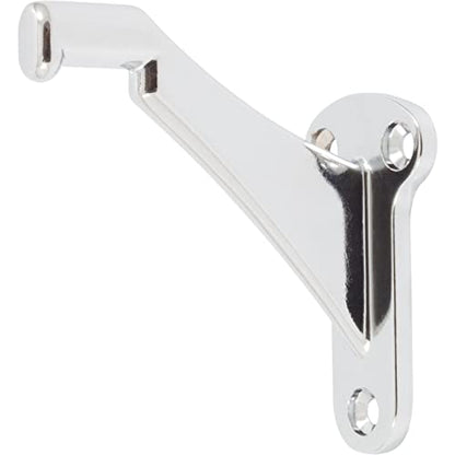 Stone Harbor Hardware Heavy-Duty Handrail Bracket, Polished Chrome - color: Polished Chrome
