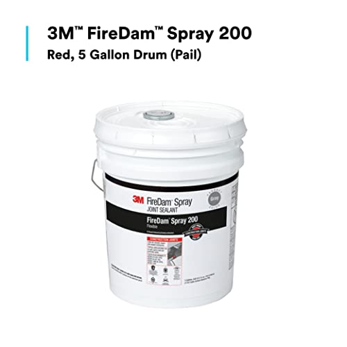 3M FireDam Spray 200, Gray, 5 Gallon (Pail), Drum - color: Gray