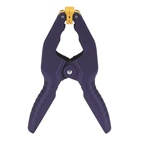 IRWIN Tools QUICK-GRIP Resin Spring Clamp, 2-inch (58200), Blue - style: 2 Inch