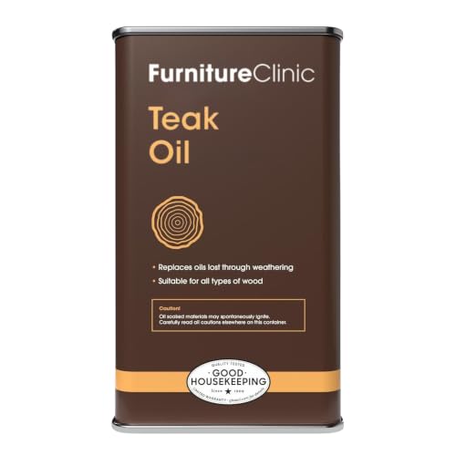 Furniture Clinic Teak Oil, Protects Indoor & Outdoor Wood Furniture - size: 169.07 Fl Oz (Pack of 1)