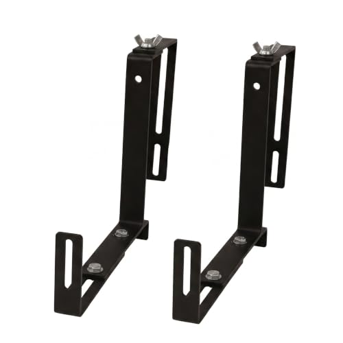 Window Box Brackets Adjustable for Deck Railing