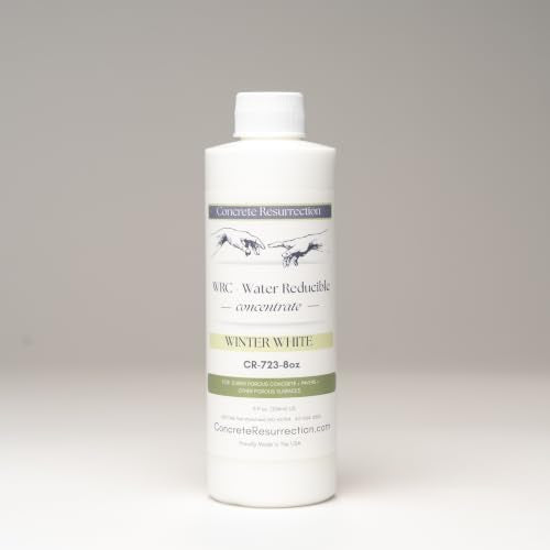Cement Stain Concentrate - Winter White (8 Ounce) - color: Winter White, size: 8 ounce