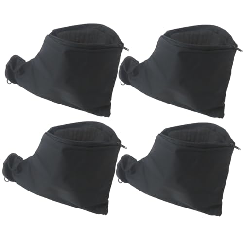 Miter Saw Dust Collection Bags | 4 Pack with Health-Focused Design | Zipper + Wired Stand | Reduces Wood Dust Inhalation | Fits for Dewalt, for Ryobi, for Kobalt, for Craftsman Saws