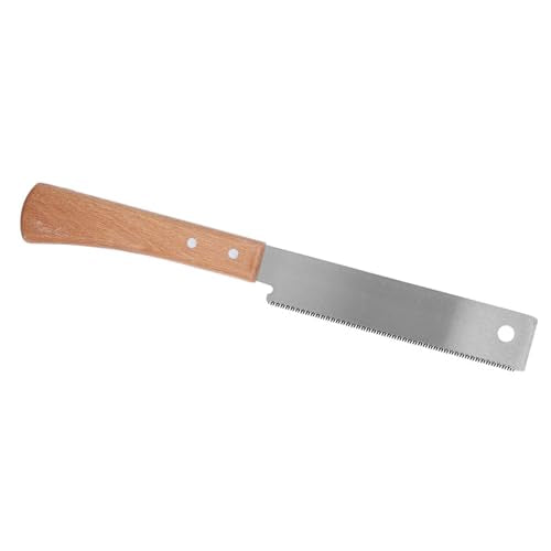 Hand Saw 12in Wooden Handle Household Small Cut Razor Teeth Shape Hand Saw Woodworking Flush Cutting Trim Tool Finish Cut Door Jamb Saw Pull Saw