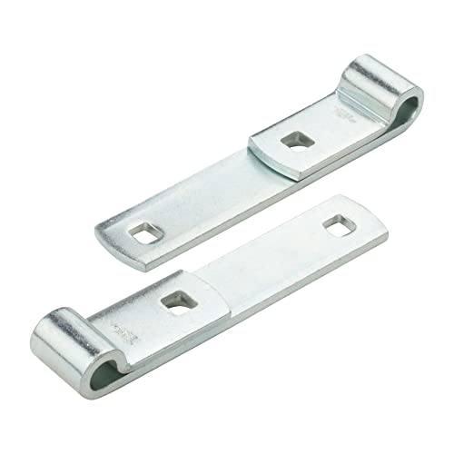 National Hardware Screw Hooks and Strap Hinges, 6", 2-Pack, Zinc Plated - size: 6 Inch