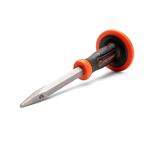 Crescent 3/4" x 12"Bull Point Chisel with Handguard - CBPC34H - style: Bull Point