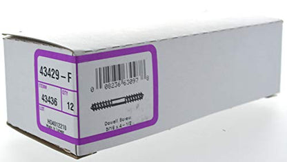Hillman Zinc-Plated Carbon Steel Double-End Dowel Screws 5/16 x 4-1/2-Inch